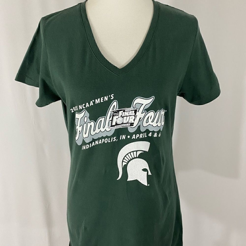 NWT Gear Michigan State NCAA Final 4 V Neck T Shirt